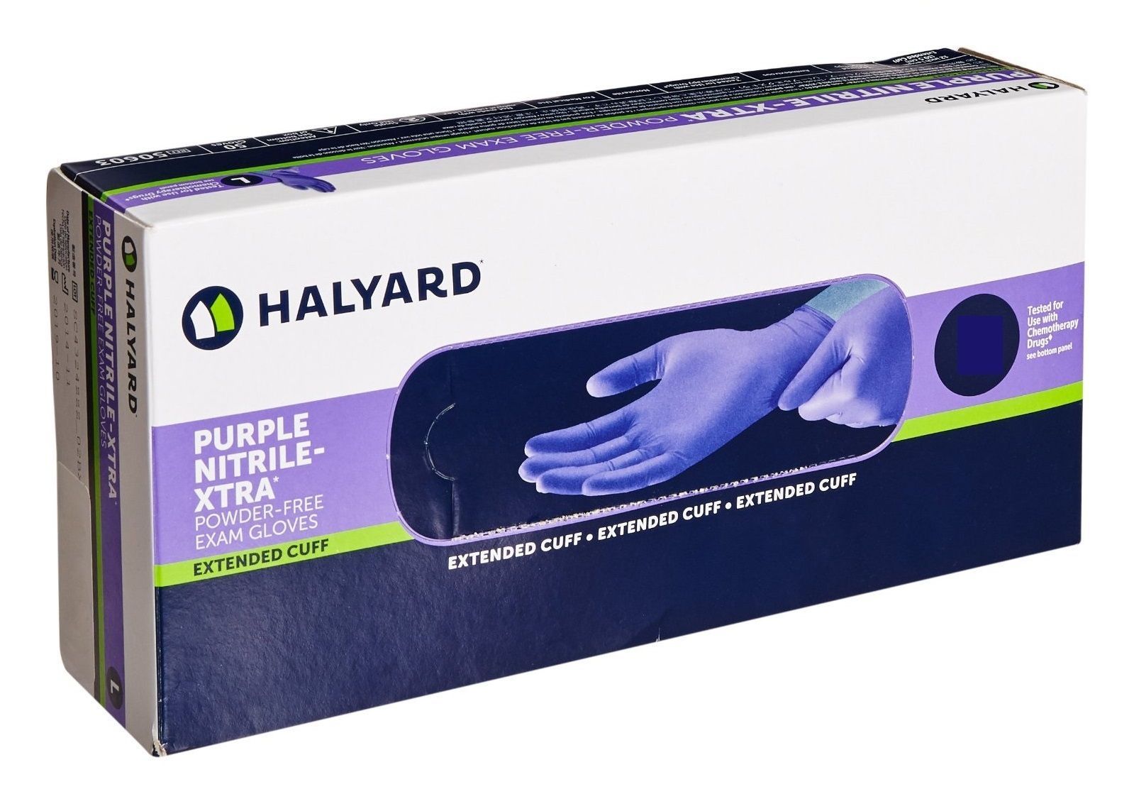 Halyard Purple nitrile XTRA maat L 50 stuks/ augustus MSK Podiamed