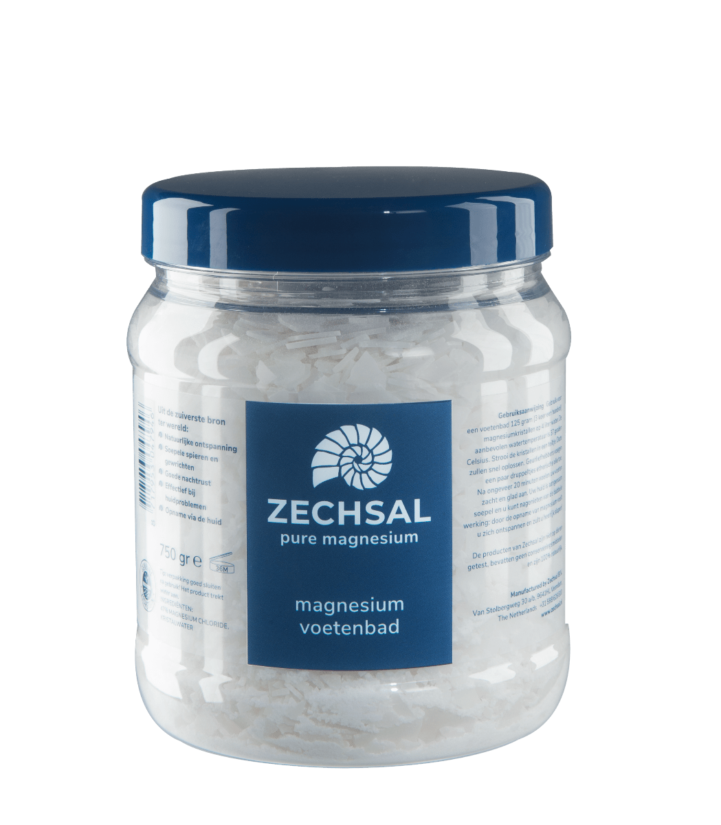 Zechsal Magnesium Voetenbad , pot 750 gr MSK Podiamed